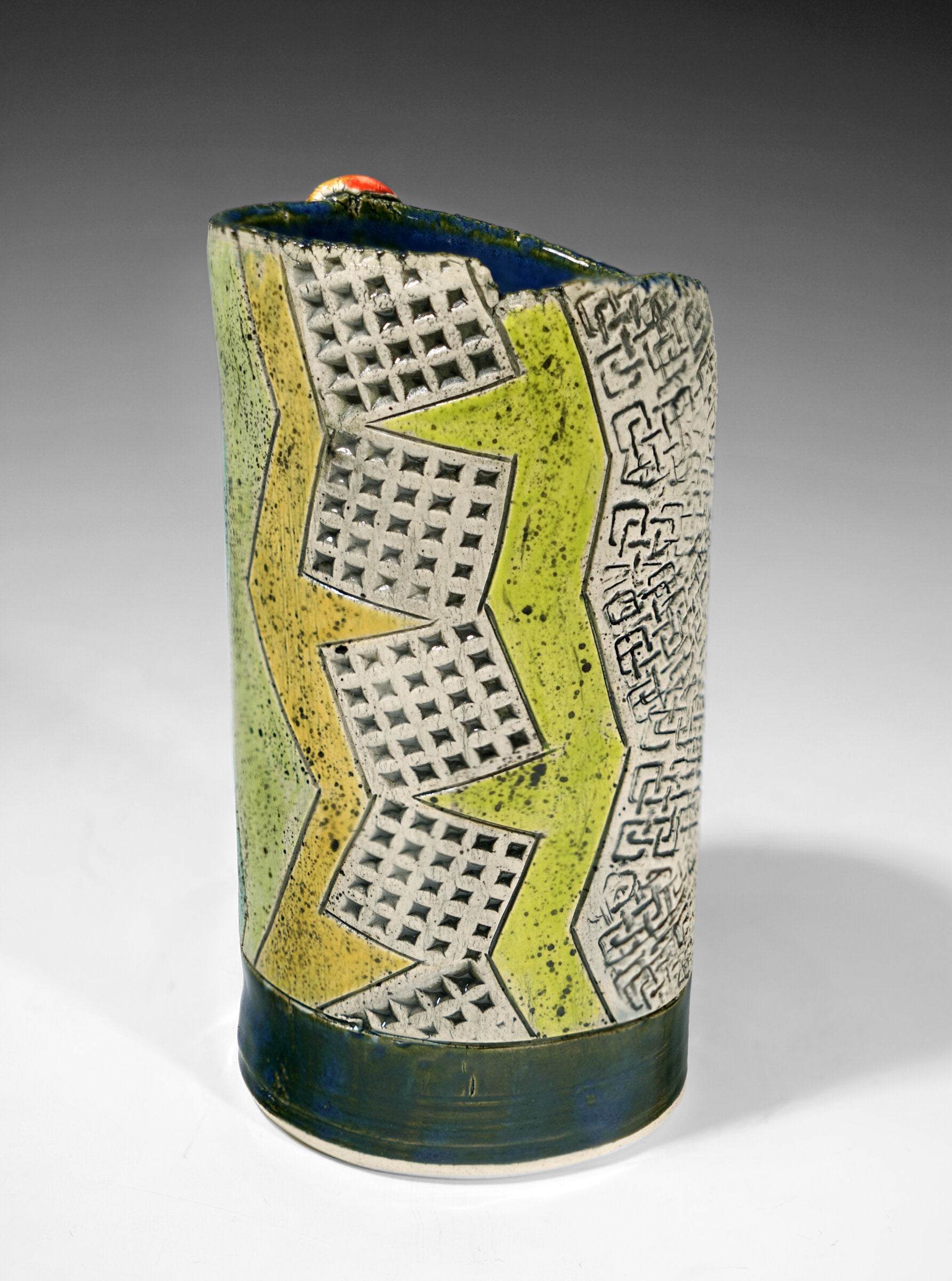 Red Diamond Vase