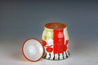Small Red Poppy Jar II