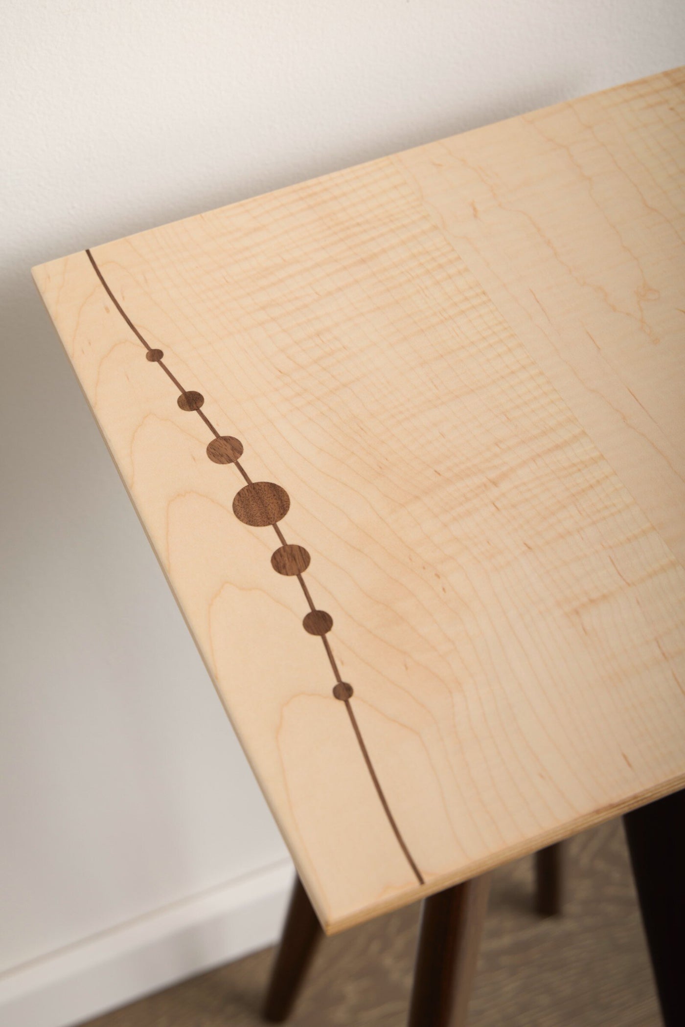 Walnut Apex Side Table