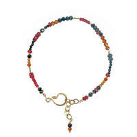 Ruby, Black Spinel, Hessonite Bracelet