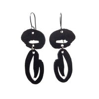 Long Inkstroke Earrings