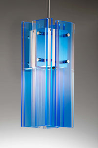 Blue with Silver Housing