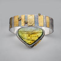 Golden Moss Statement Cuff