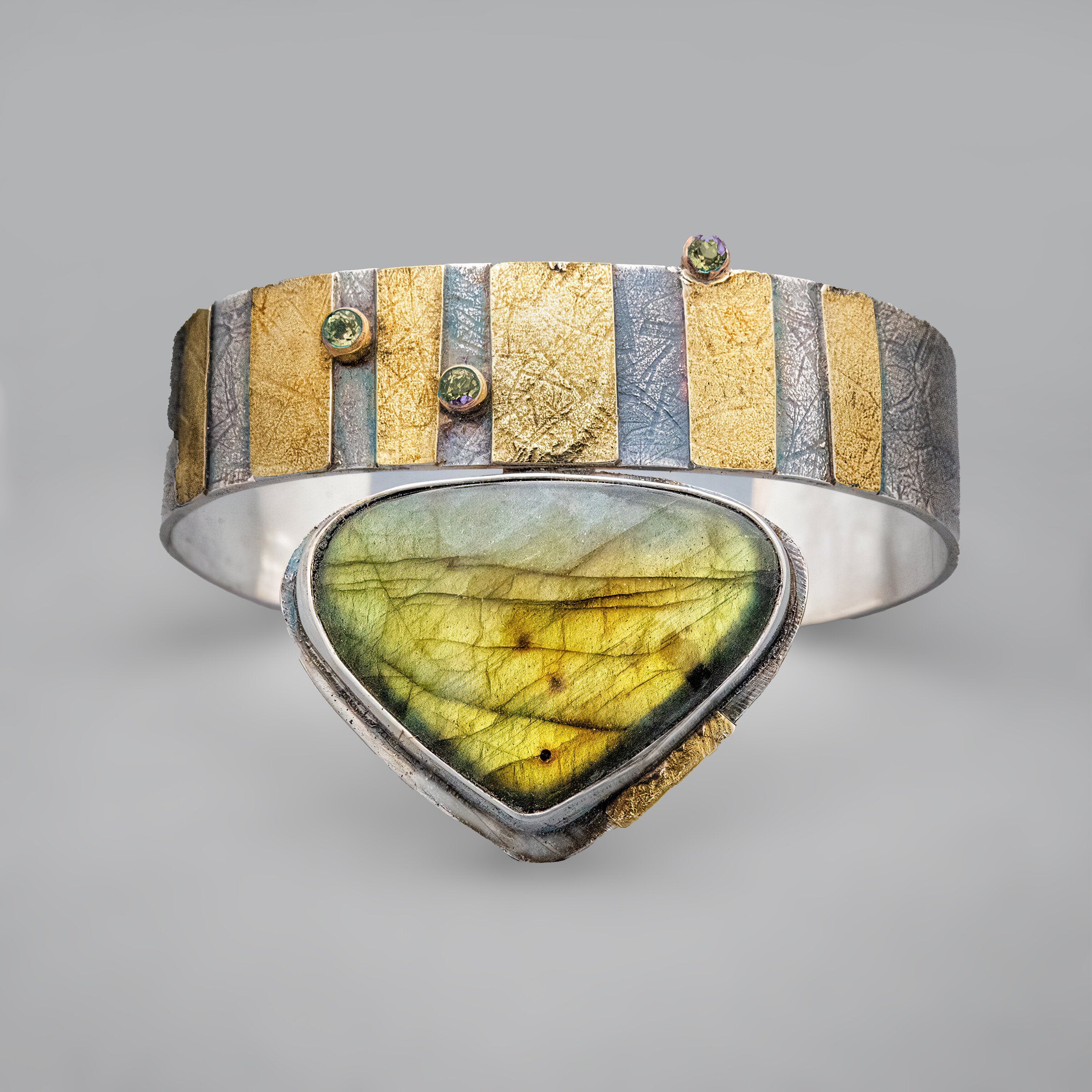 Golden Moss Statement Cuff