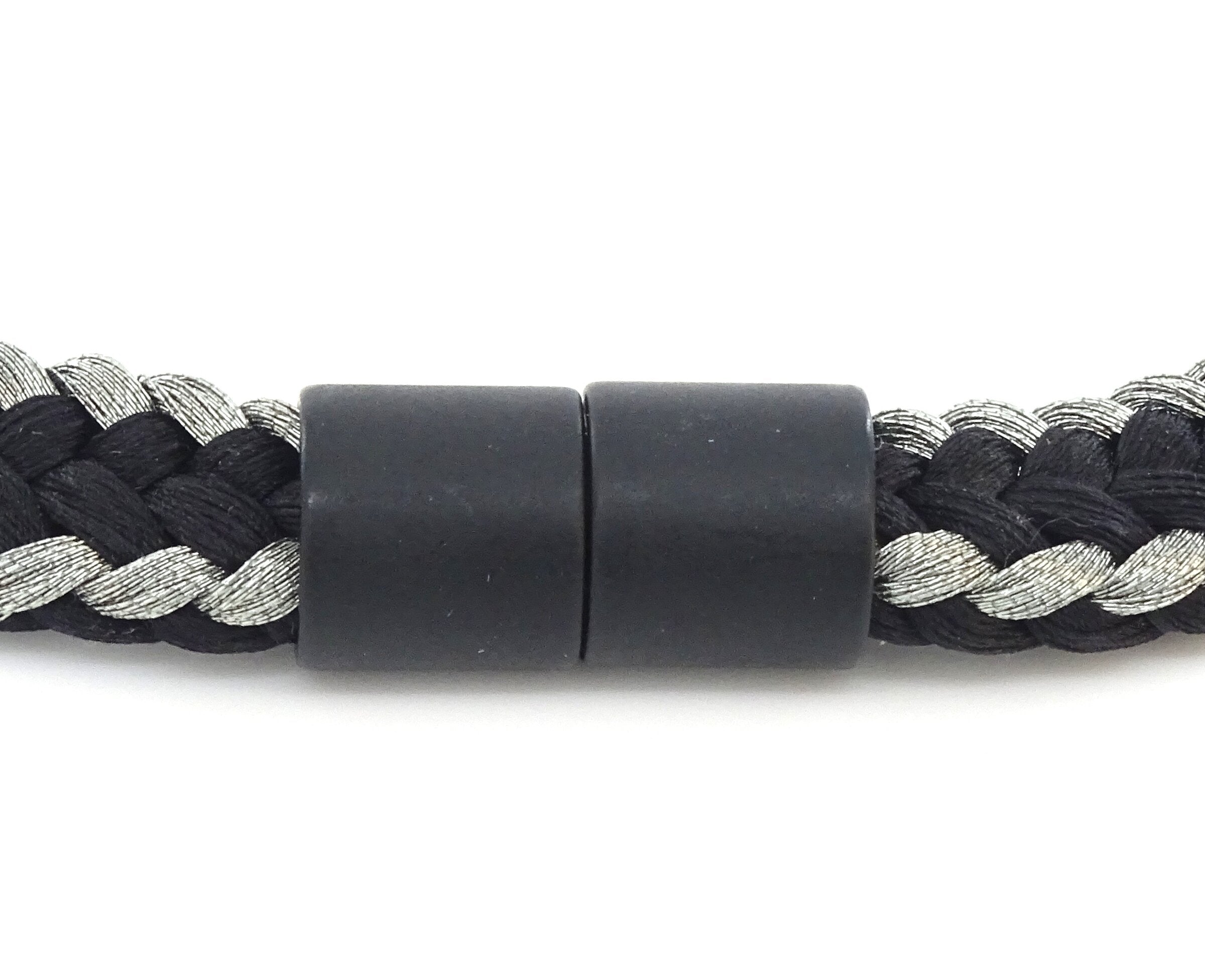 Classic Black and Silver on the Neck - clasp