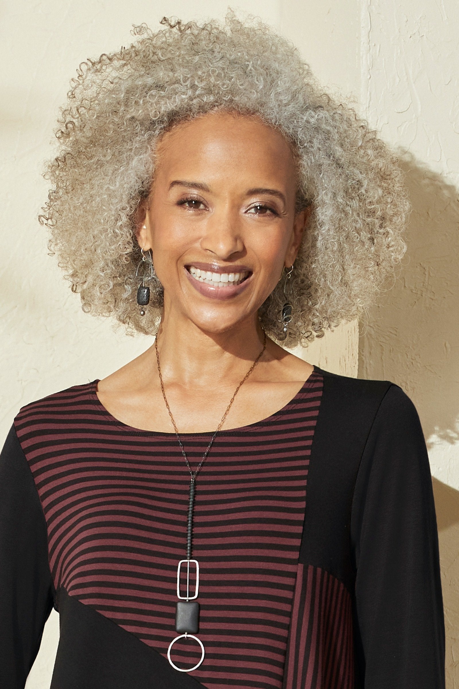 shown with the Geometric Rubber & Onyx Necklace by Boo Poulin