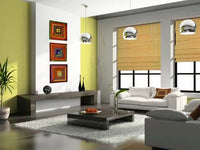 Log Cabin Triptych Square Panels