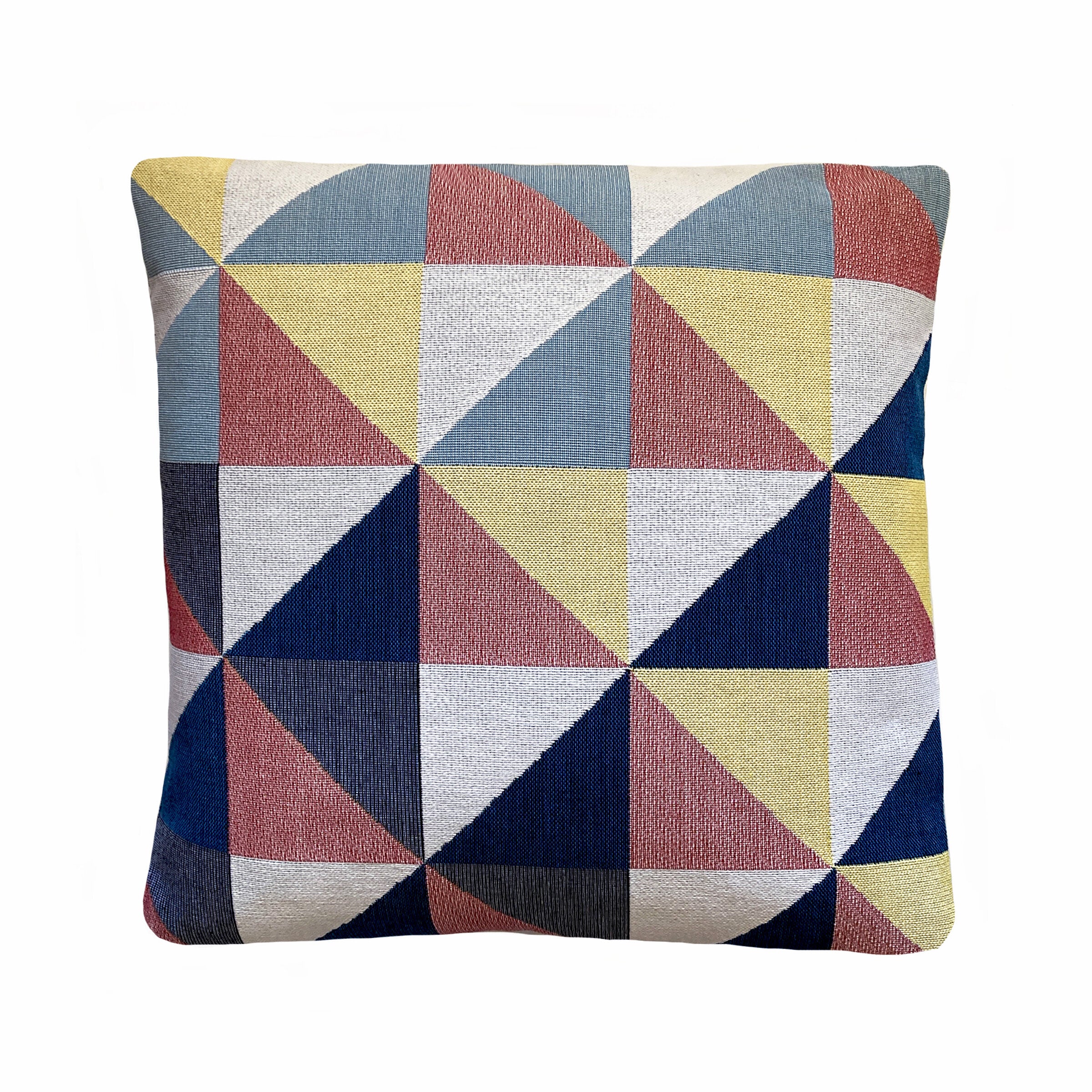Cascade Multicolor Geometric Pillow