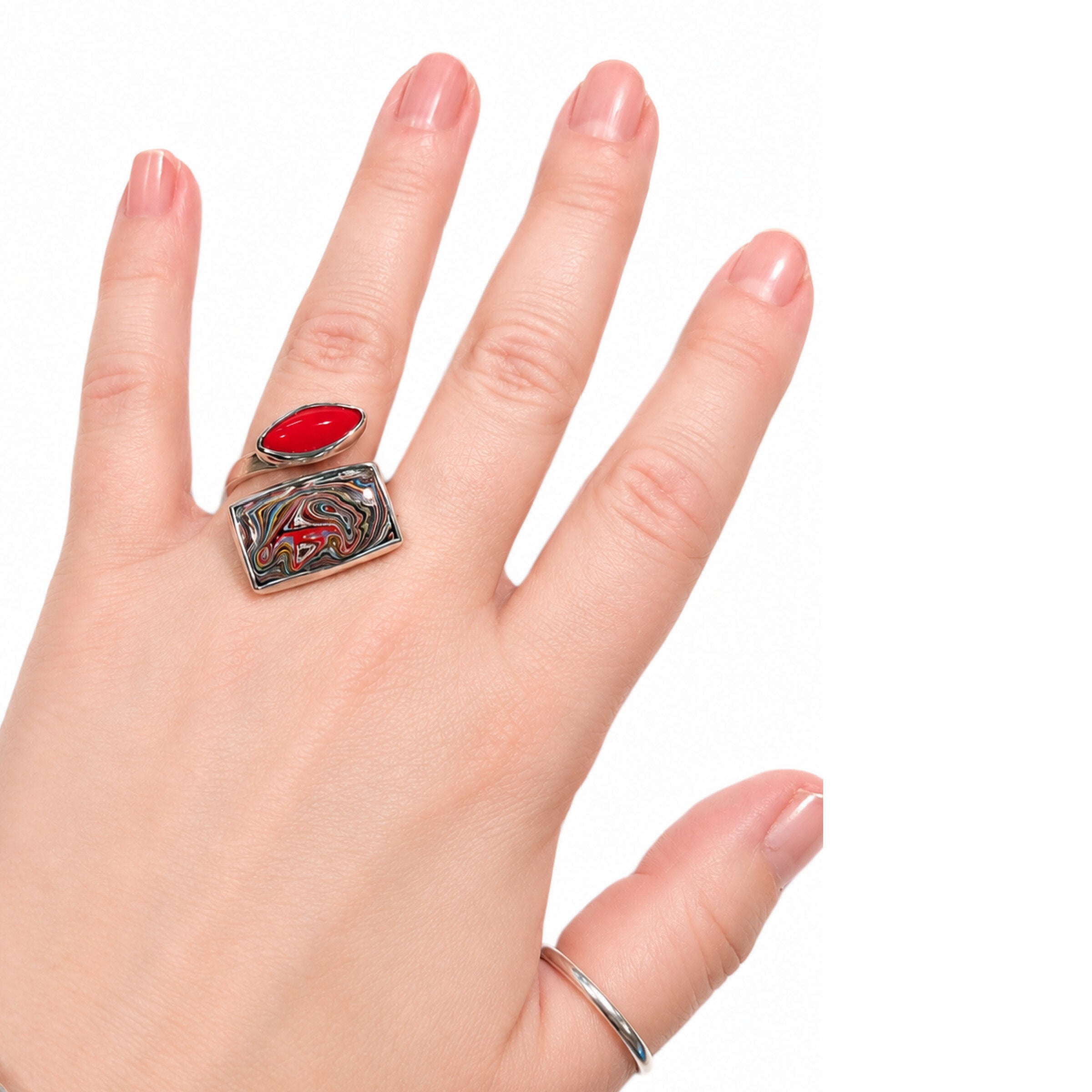 Layers of Wonder Fordite Ring