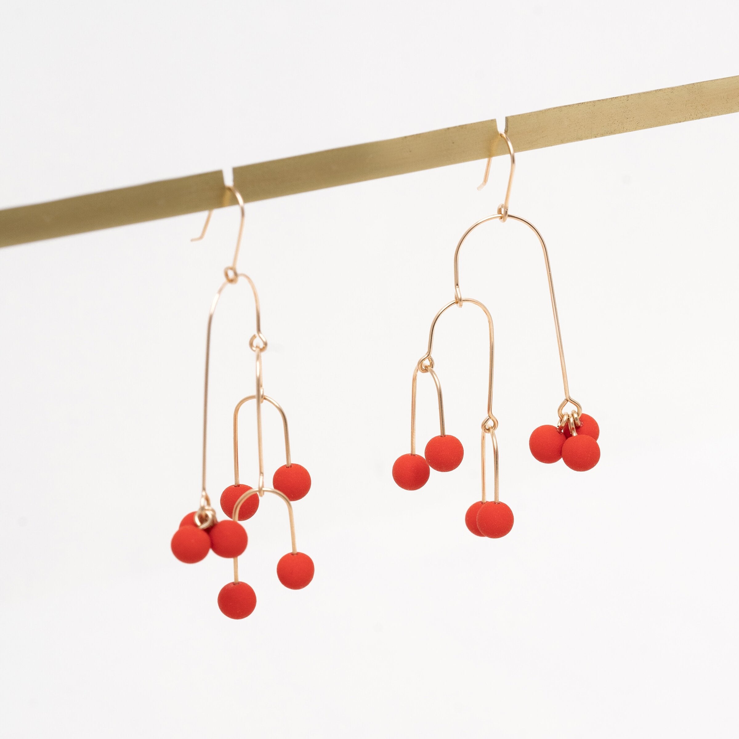 Unexpected Red Earrings