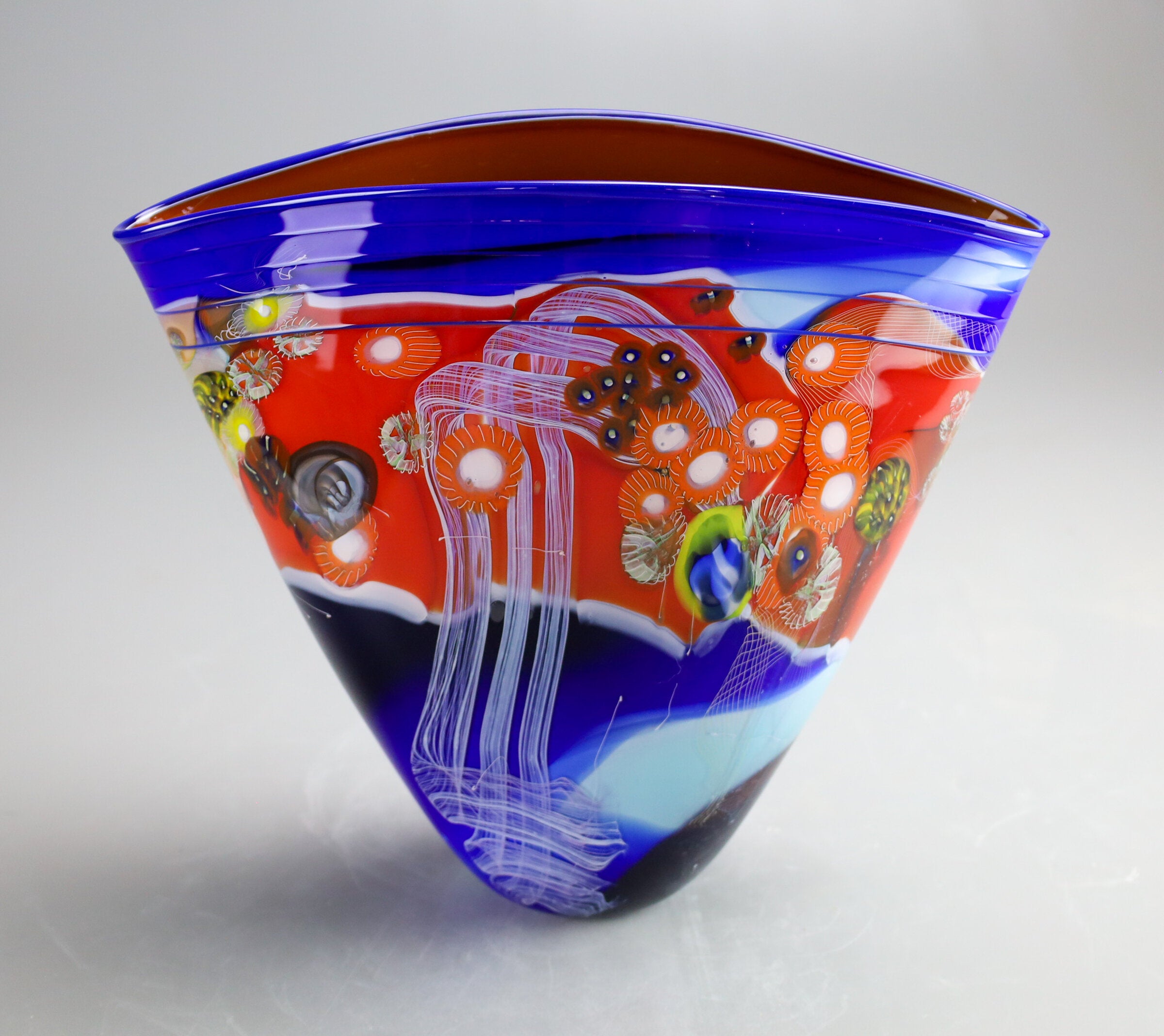 Color Field Vessel in True Blue