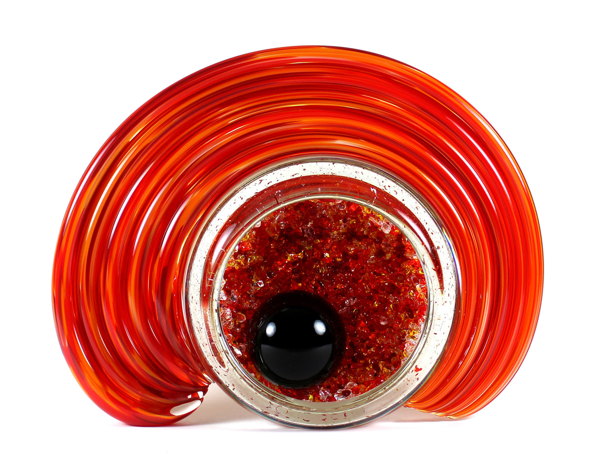 Celestial Geode - Orange and Red Mix