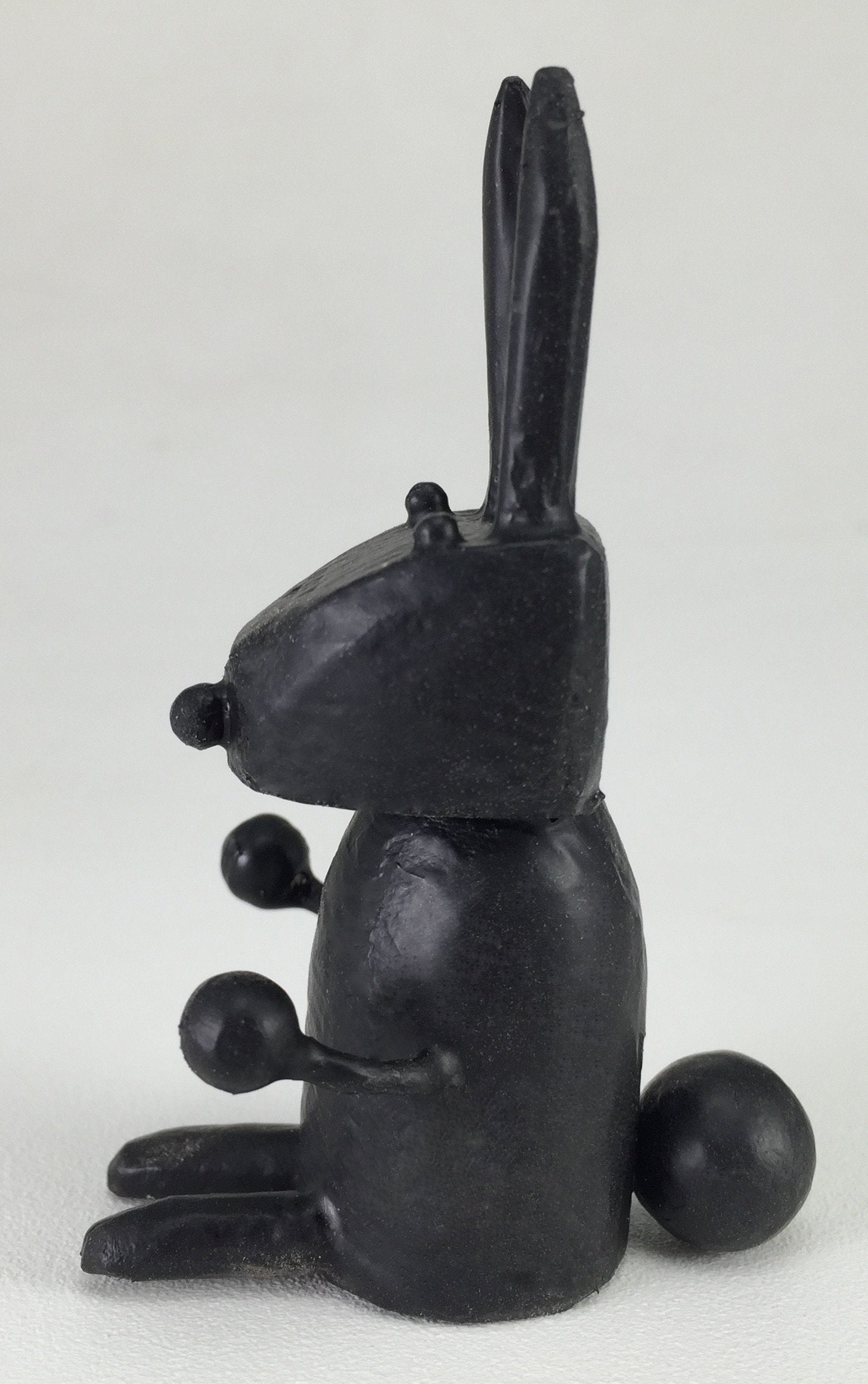 black rabbit figure