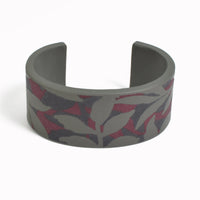 Burgundy & Warm Gray Leaves