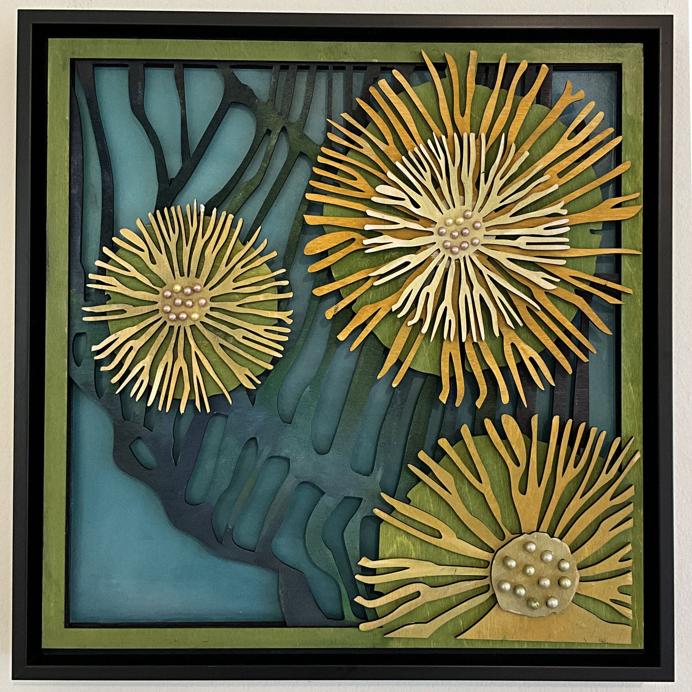 Golden Water Lilies