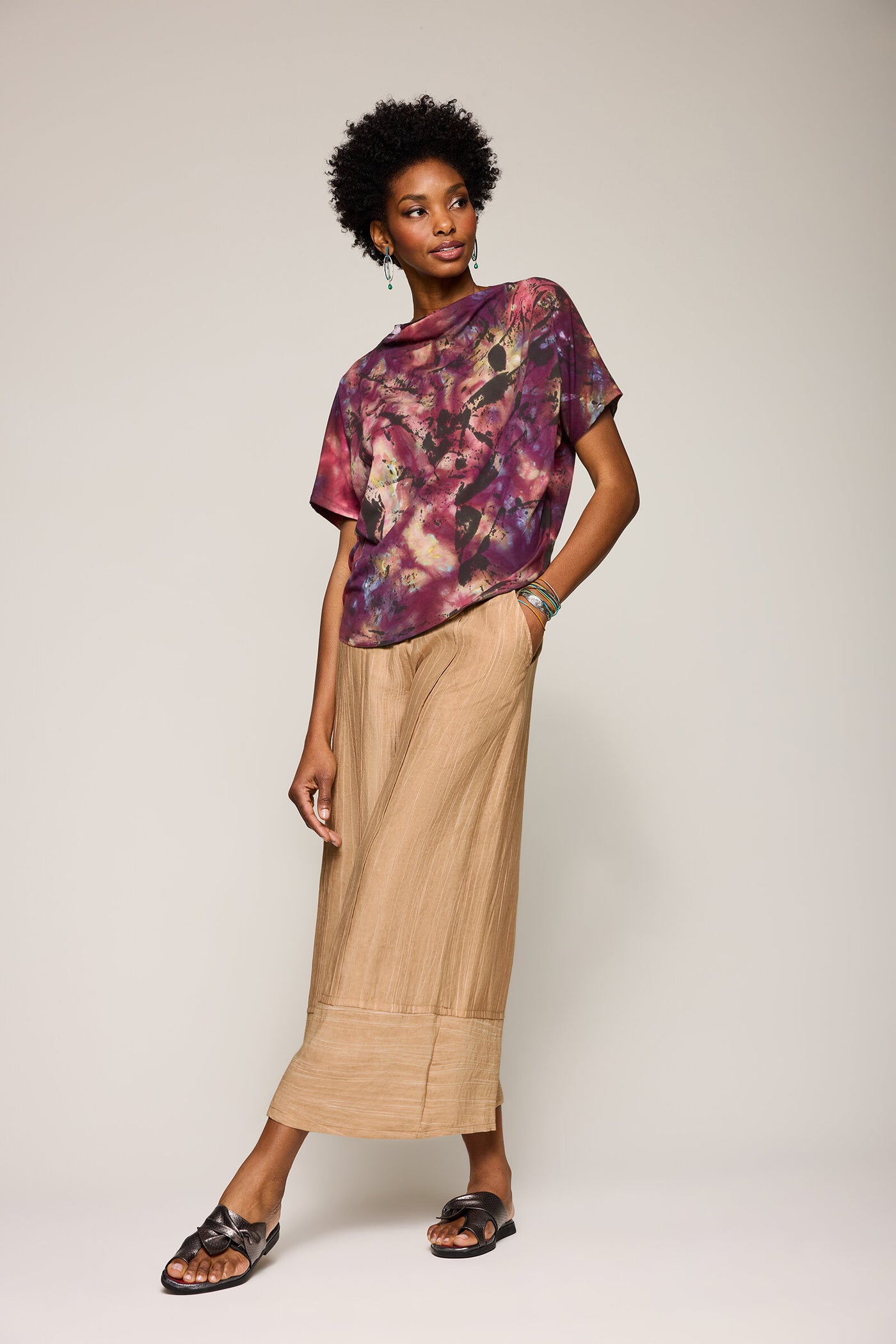 Striated Woven Pant