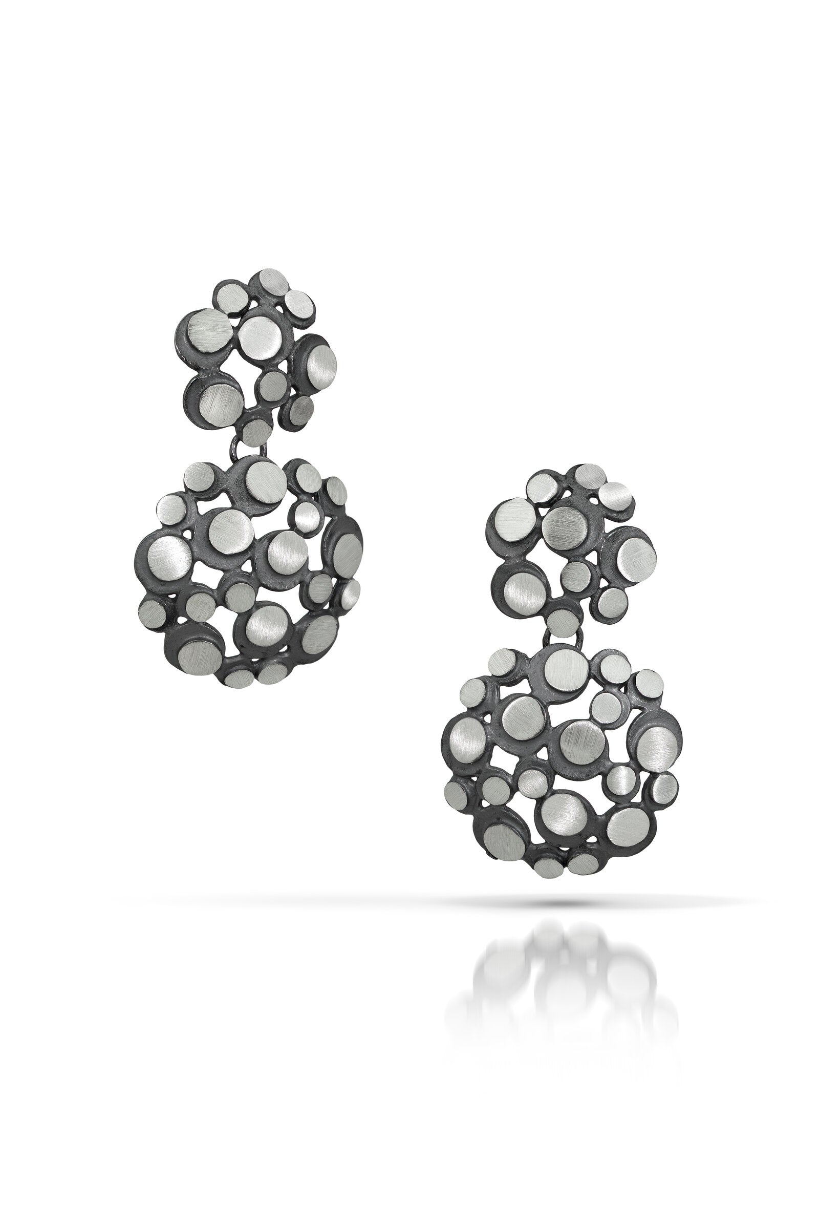 Double Eclipse Cell Post Earrings