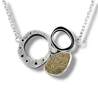 Triple Hollow Organic Pendant