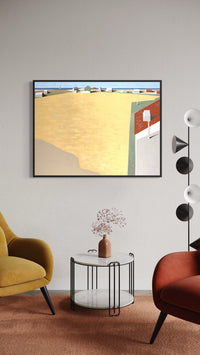 print on canvas framed