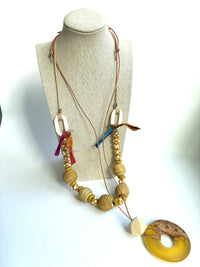 Sunny Bead Necklace Set