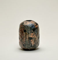 Textured Black Clay Small Vessel