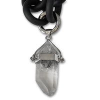Tibetan Quartz Convertible Rubber Necklace