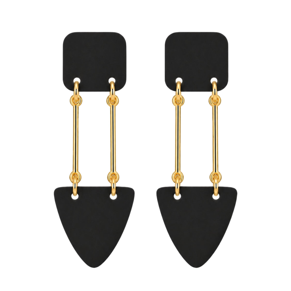 Trapezoid Dangle Earrings