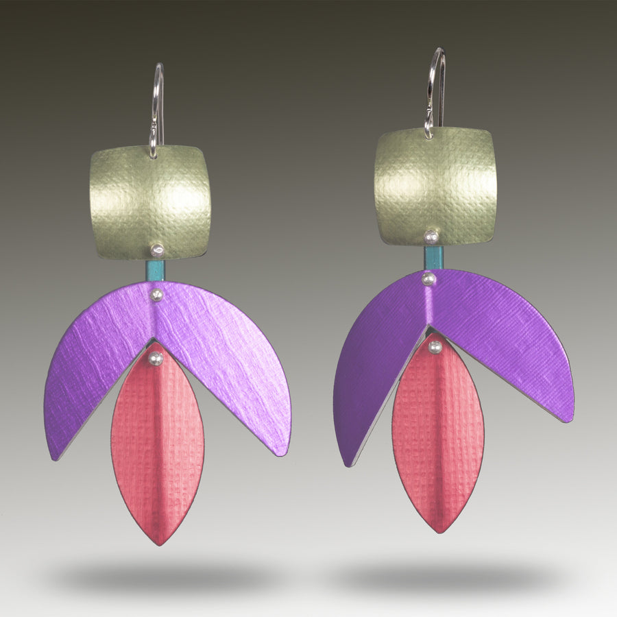 Lime, Violet & Red