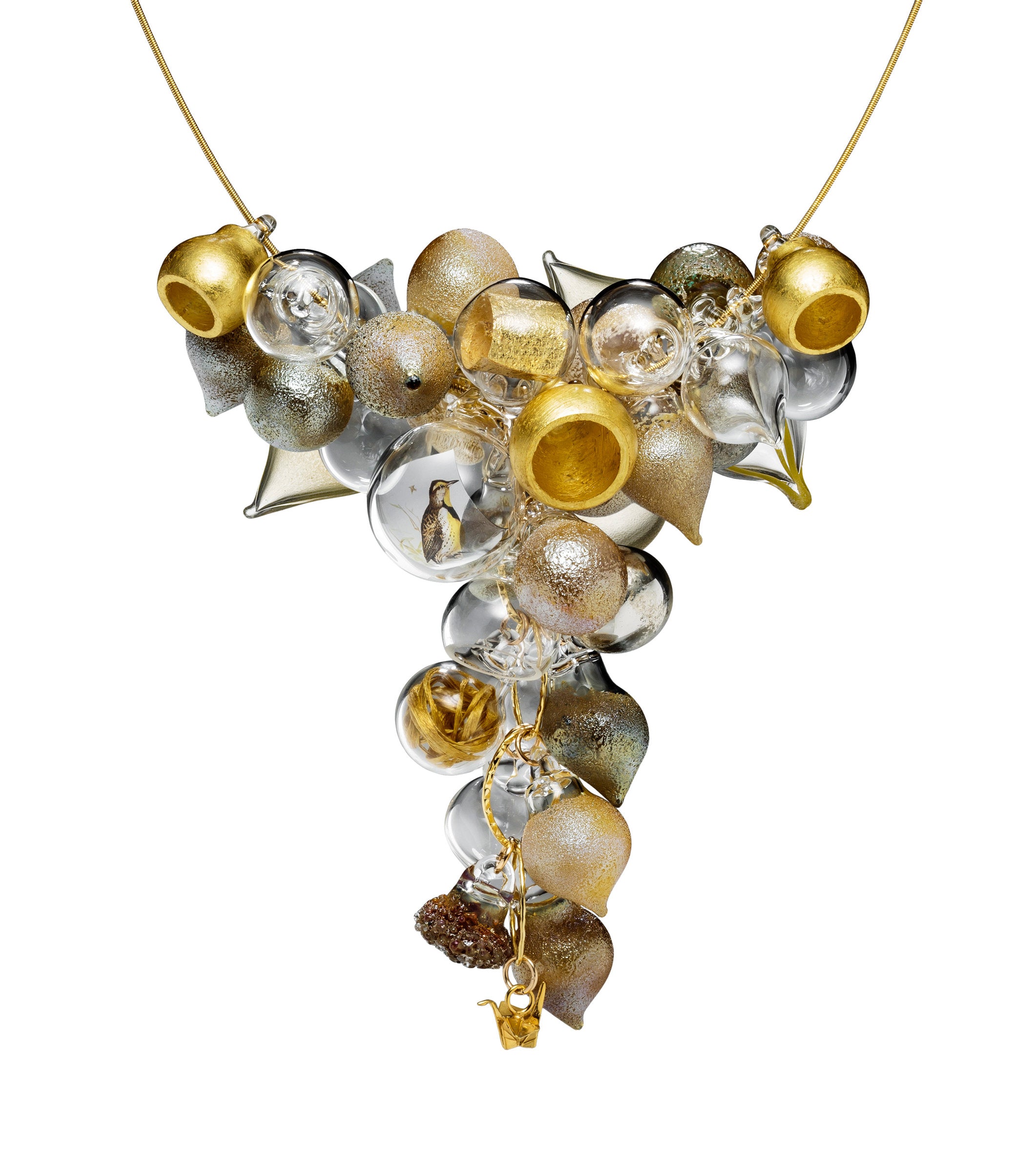 Golden Meringue Necklace