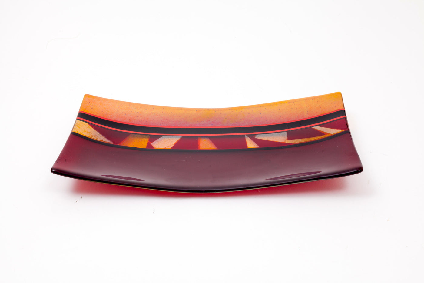 Red and Amber Platter
