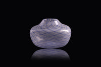 Blue and White Low Vase