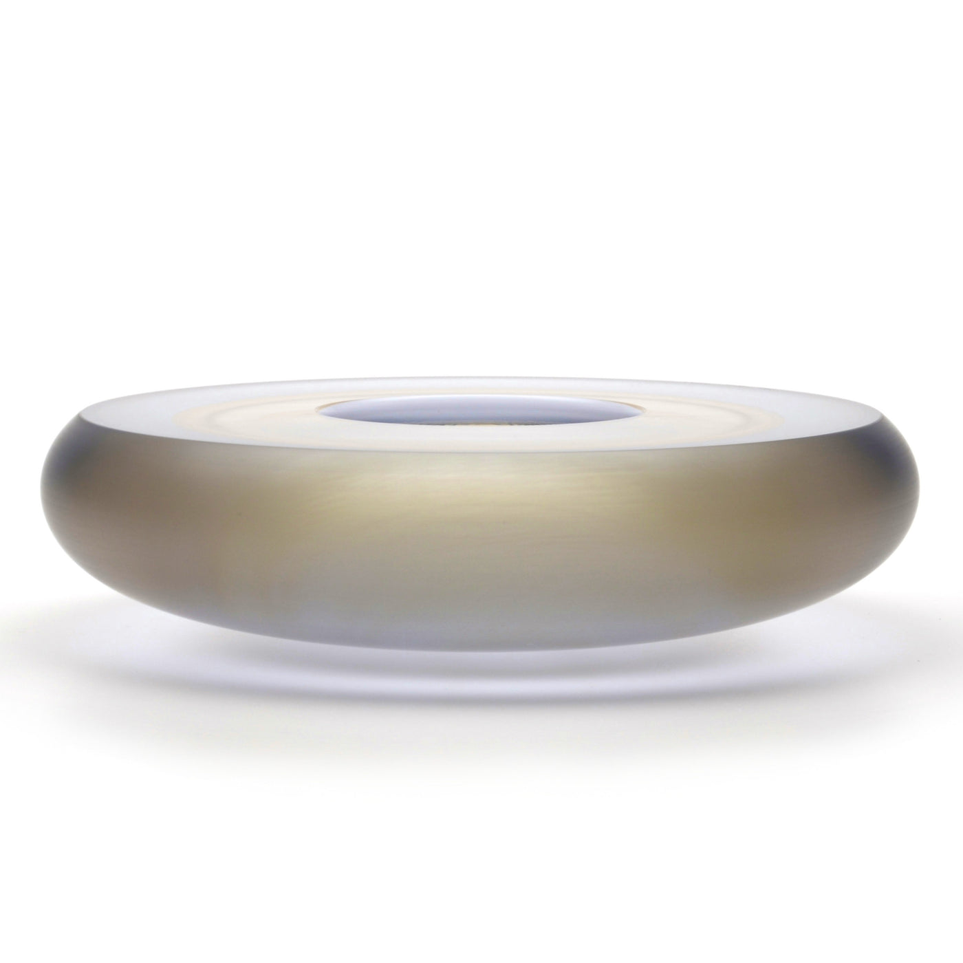 Facet Bowl in Midnight Blue with Gold Thread