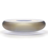 Facet Bowl in Midnight Blue with Gold Thread