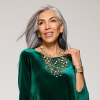 Helios Necklace with Pearls