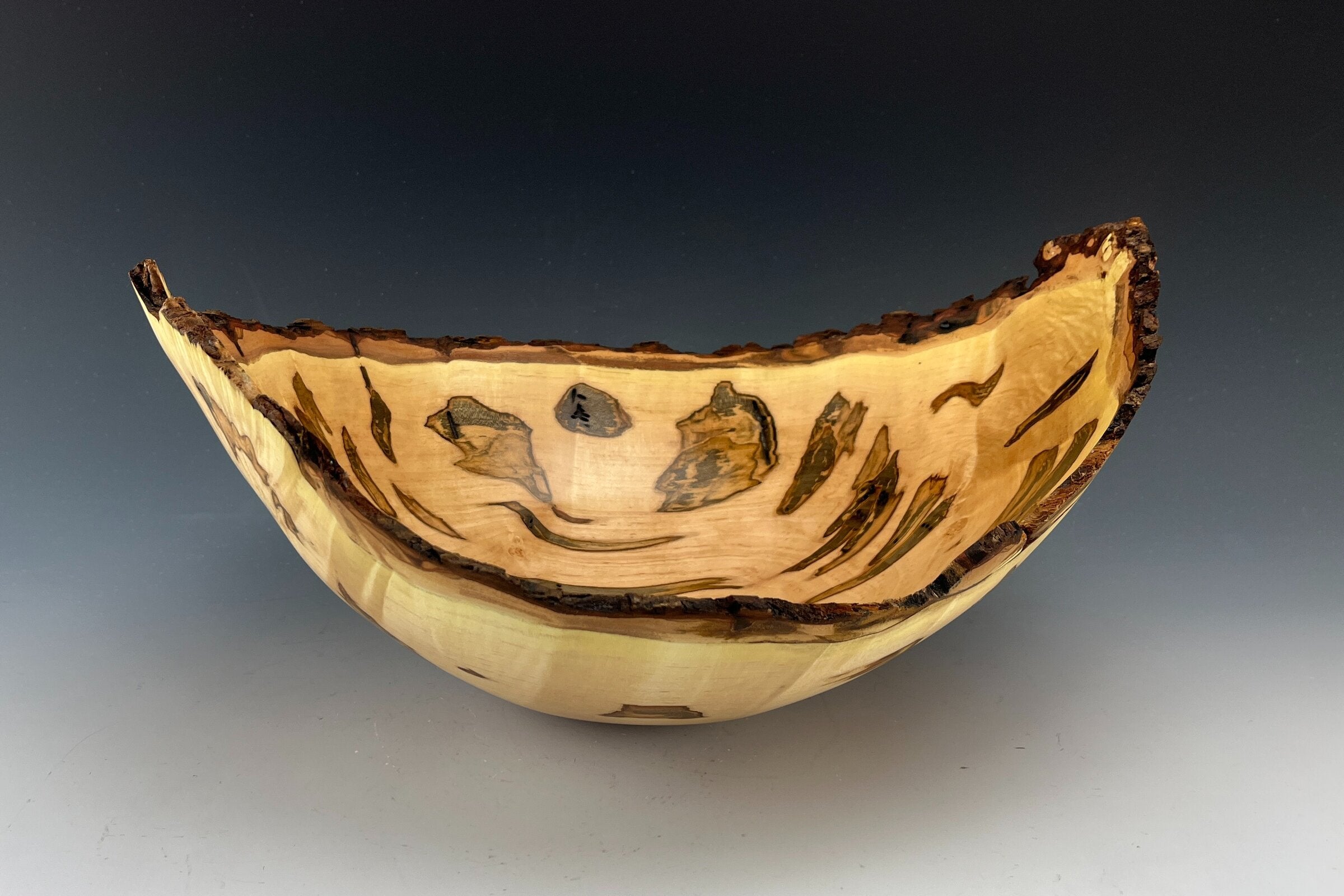 Natural Edge Ambrosia Maple Bowl VIII