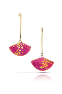 Fragment Fan Drop Earrings