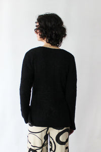 Boucle Tie Cardigan