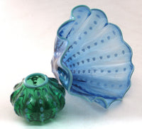 Aqua Sea Fan with Sea Green Urchin