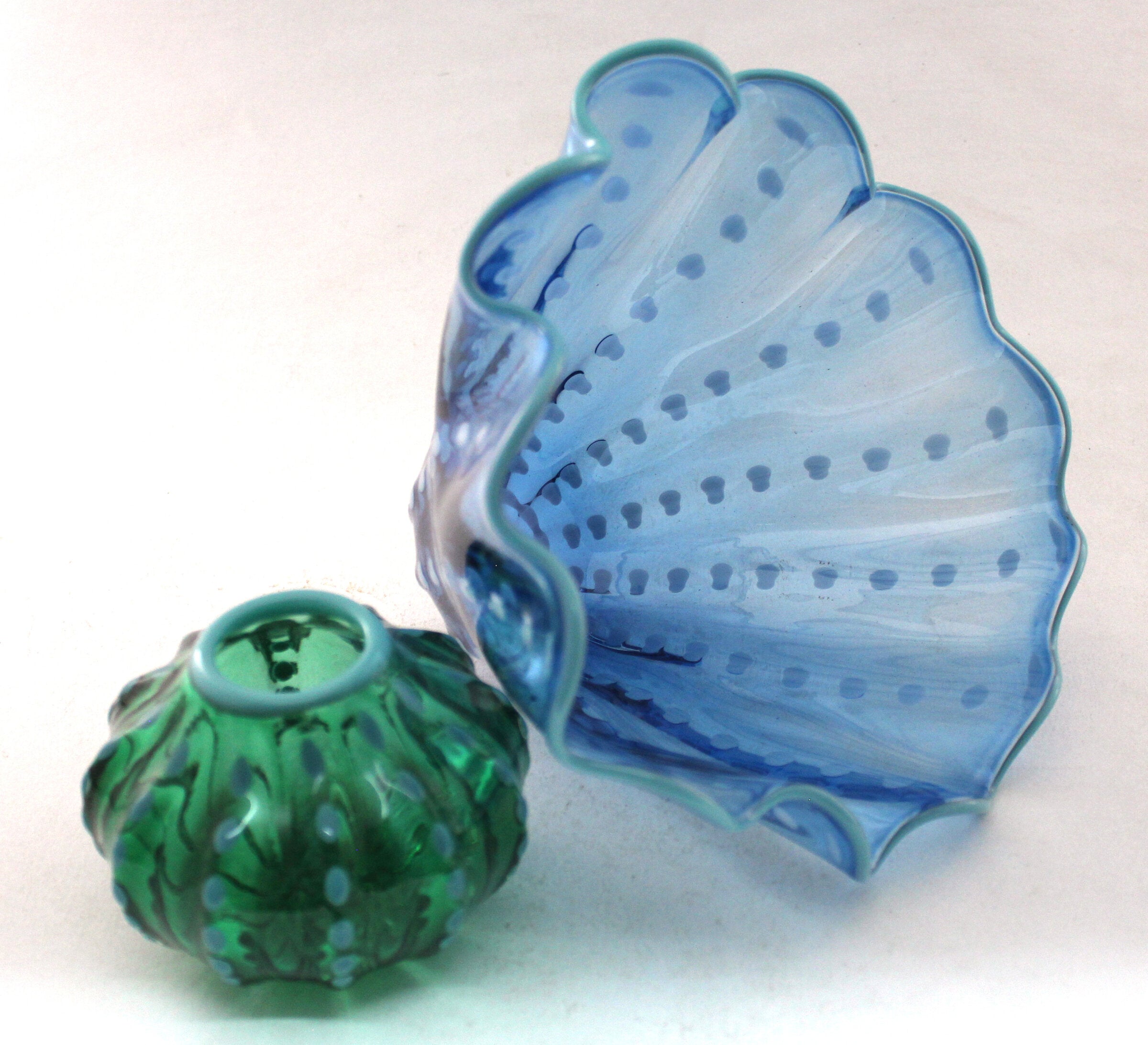 Aqua Sea Fan with Sea Green Urchin