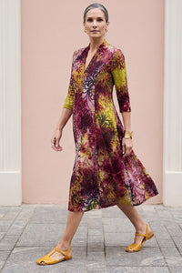 Burnout Sunset Dress