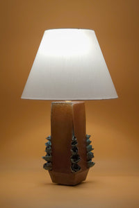 Turquoise Florals Table Lamp