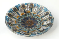 Blue Glass Mandala Bowl