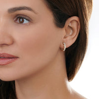 Scribble Cascade Huggie Earring
