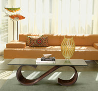 lamps by Lara Fisher, glass vessel by David Patchen