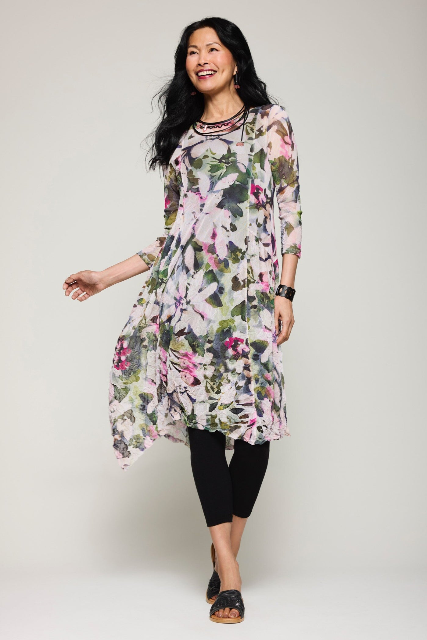 Mesh Calla Dress