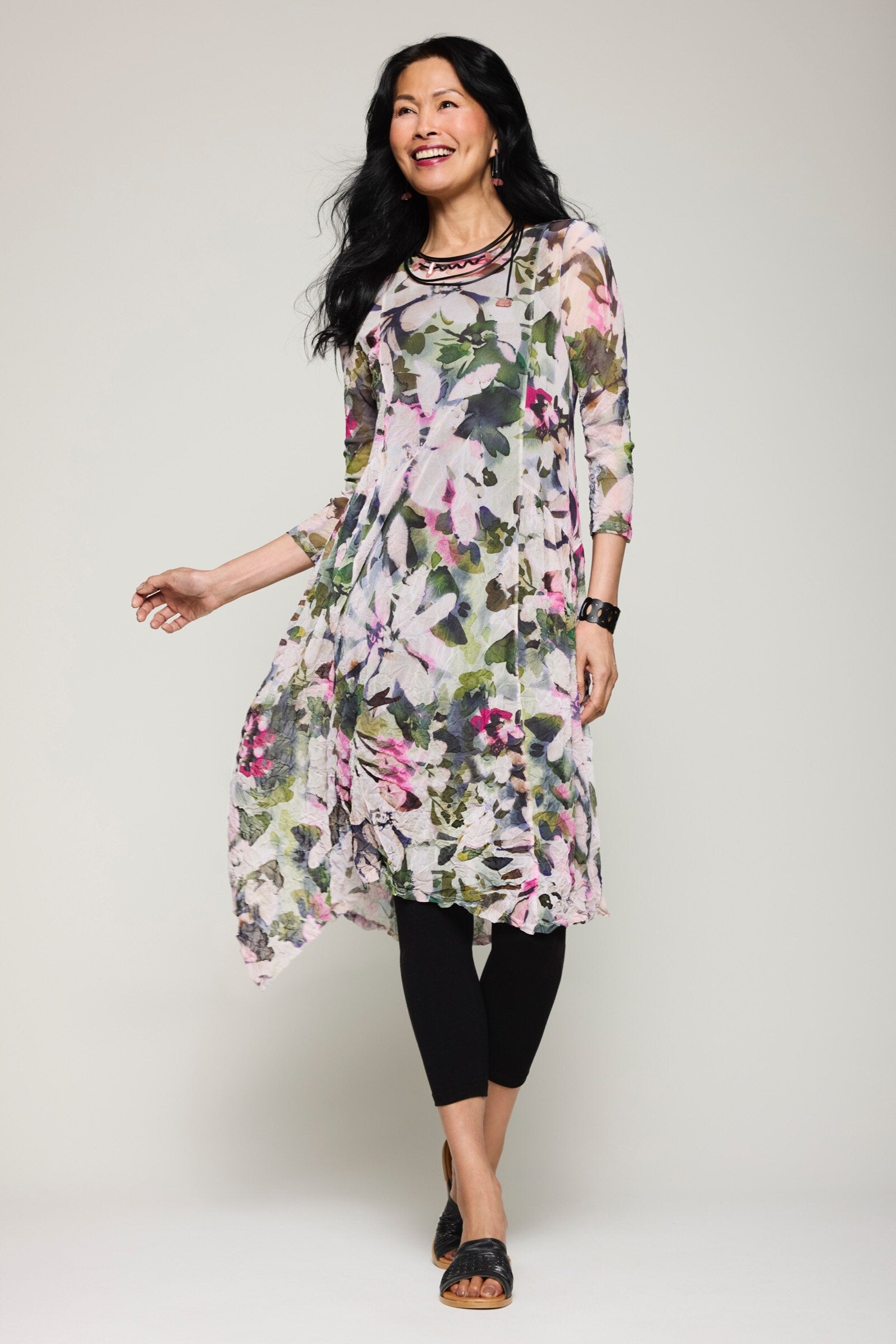 Mesh Calla Dress