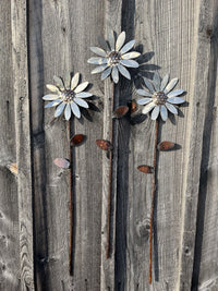 Set of Sunflower Garden Stakes