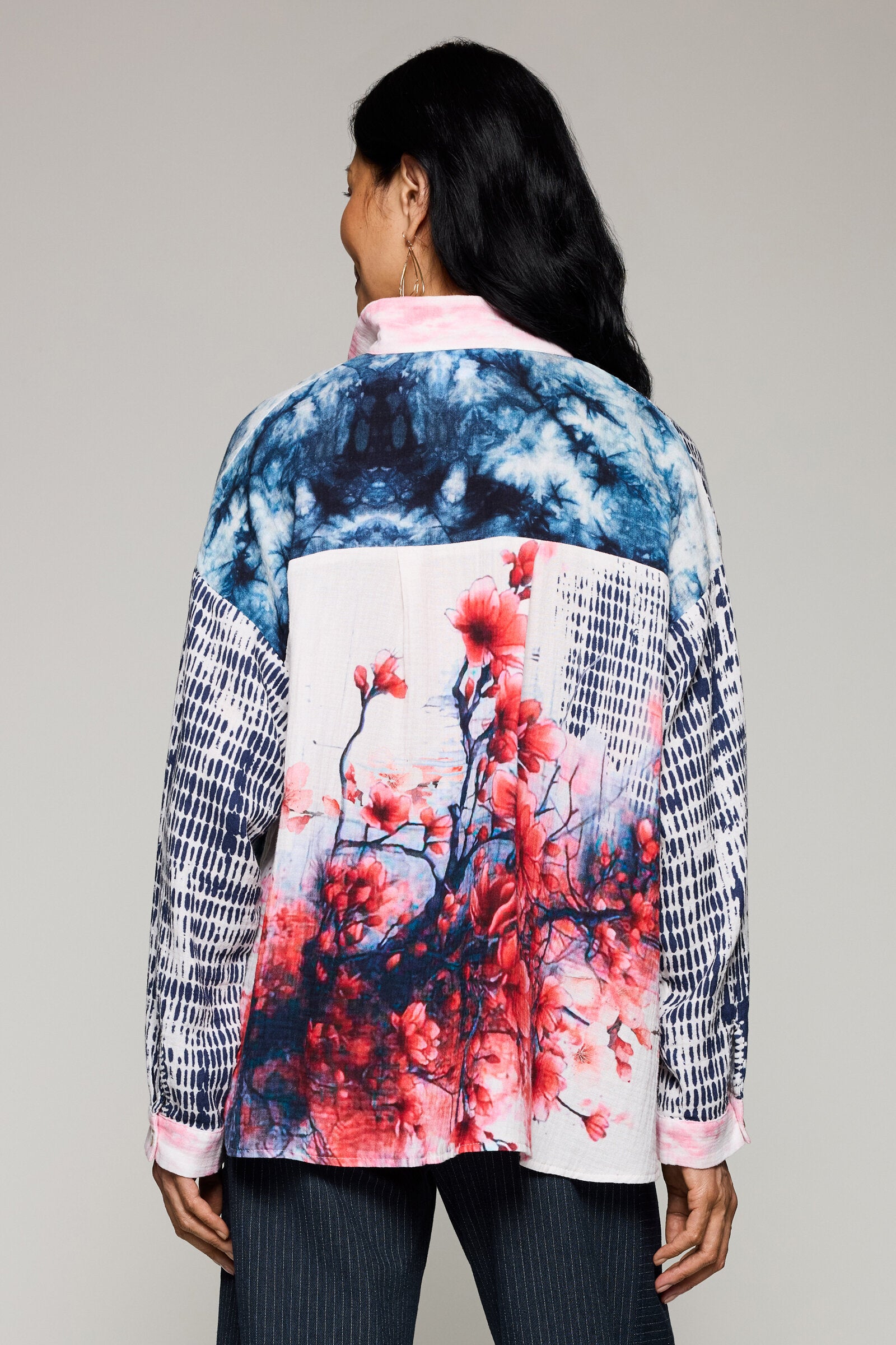 Dahlia Gauze Button Up