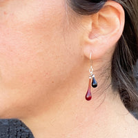 Garnet and Black Duet Earrings | Photo by Tawny Reynolds