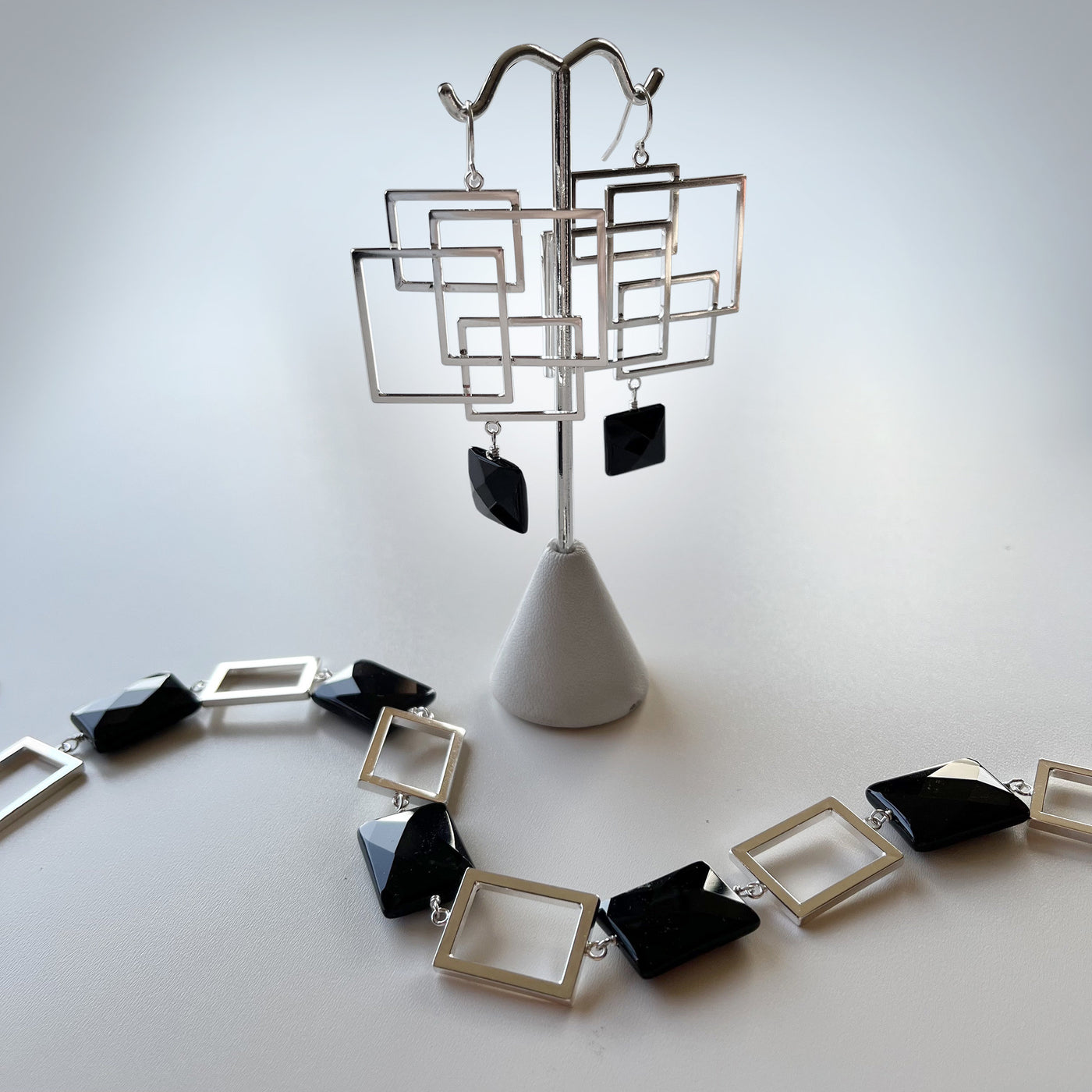 Pairs well with the Black Onyx Square Earrings